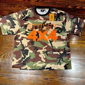 Stüssy Men's Army Green T-Shirt, size L, NEW with tag